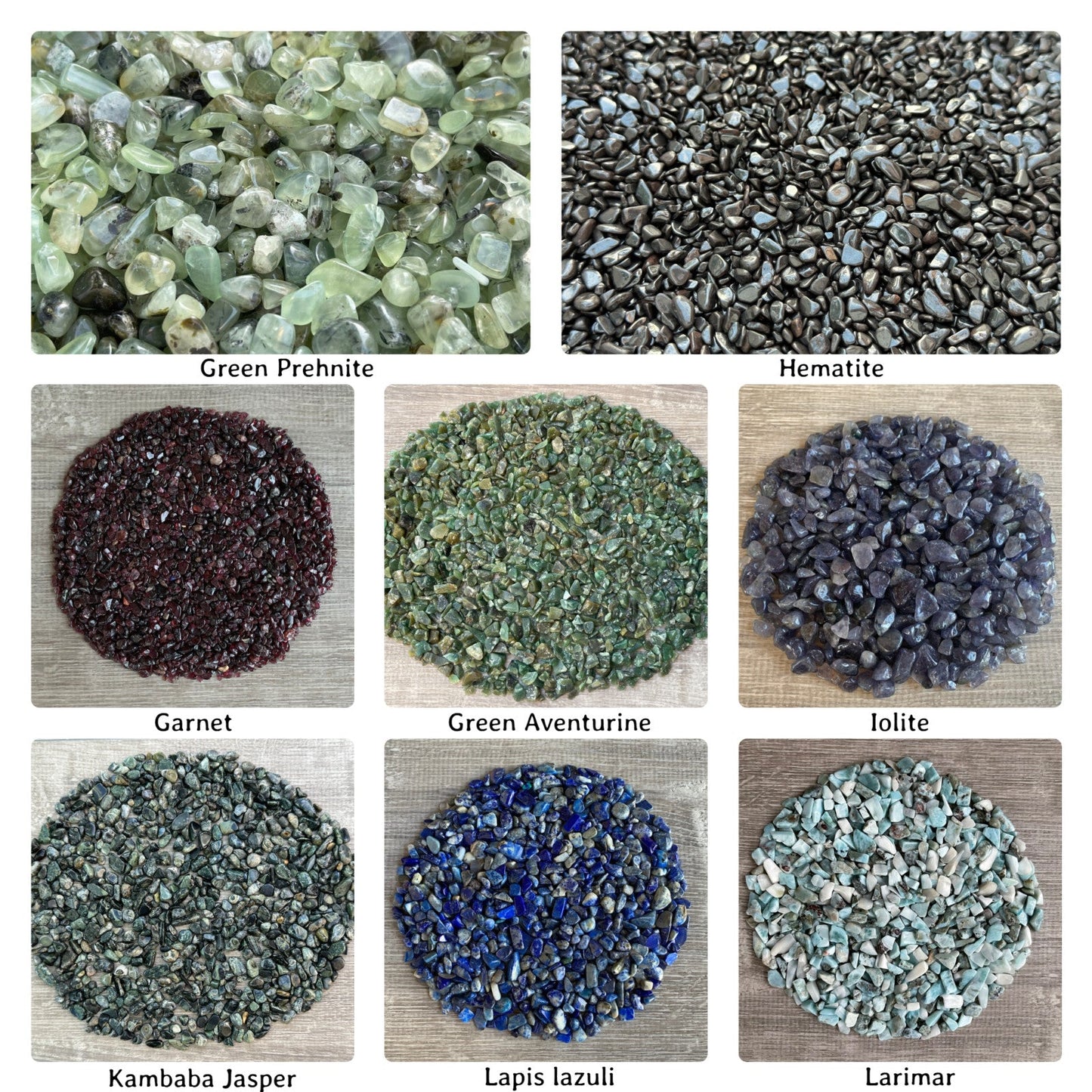 Grade A++ Semi Tumbled Gemstone Mini Chips 3 - 18 mm, Choose From 4 oz to 3 lbs