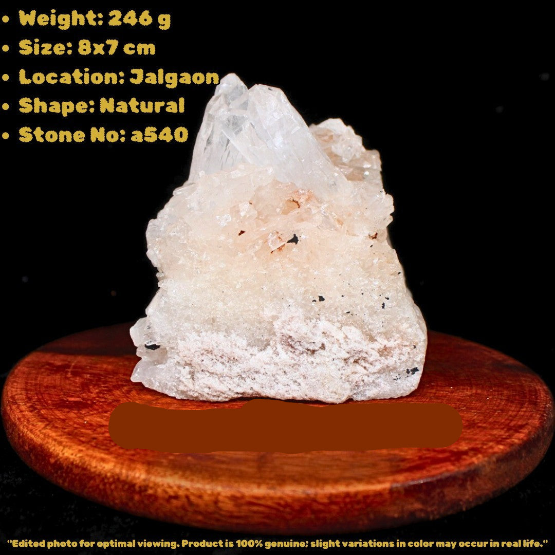 Himalayan Clear Quartz 246g Rare Collector Crystal Mineral Specimen India