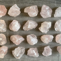 Rose Quartz Rough Natural Stones, 1.25-2" Raw Rose Quartz, Wholesales Bulk Lot