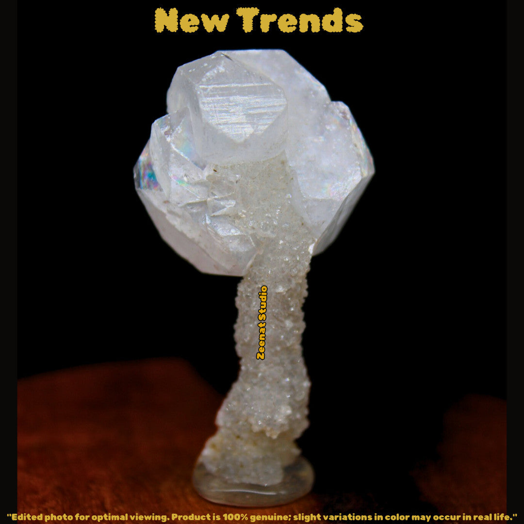 Bulk 16 Piece Natural Apophyllite Tips Pointed Cluster under 150g Wholesale lots