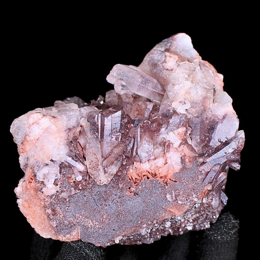 Red Phantom Quartz Crystal 328g 9x8 cm Raw Collector Mineral Cluster from India