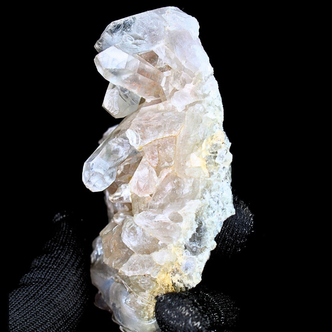 Himalayan Quartz Cluster 158g – Natural Clear Crystal 10x6 cm from India