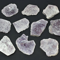 1/4 lb Lot Lepidolite Leaves, Slabs,  (4-7 pieces) Layered Mica Crystal Mirrors