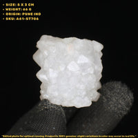 Apophyllite Healing Crystal 66g 5x3 cm Natural Cluster from India Collector Gem