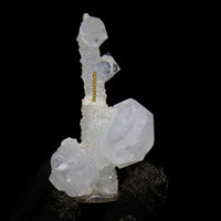 Apophyllite Rare Cluster Matrix 7cm 180g Shiny Tower Crystal Specimen from India