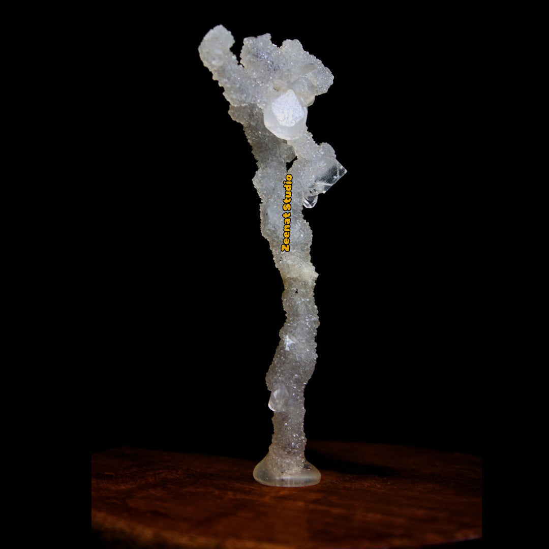 Apophyllite Cube Cluster Tower Shape 11cm 150g Natural Mineral Specimen Repaired