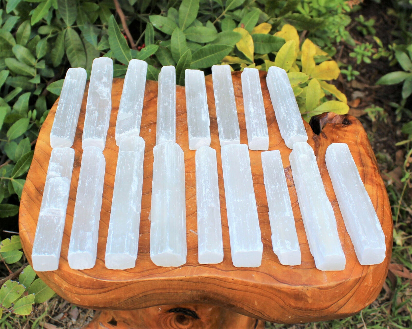 1 lb Bulk Wholesale Lot 5" Selenite Sticks (Raw Selenite Wand, Selenite Crystal)