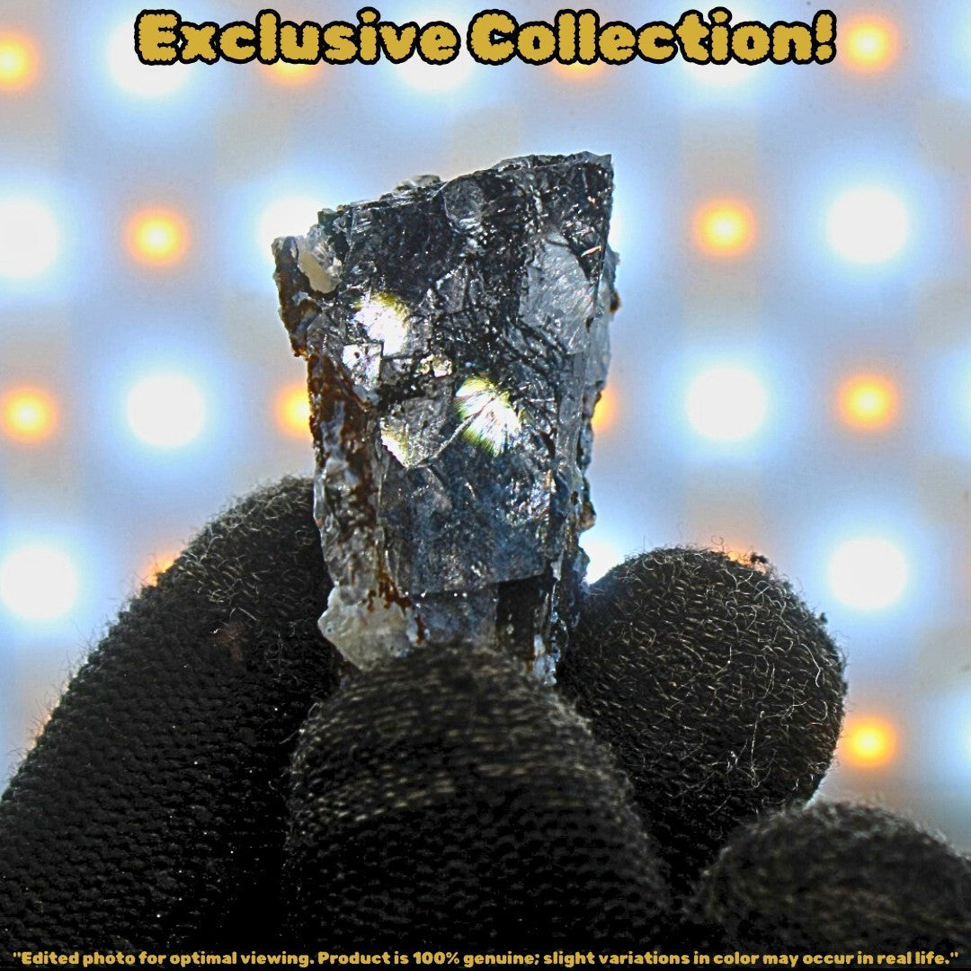 Rainbow Calcite w Mordenite 15g 4x2cm | Rare India Zeolite Specimen Gift