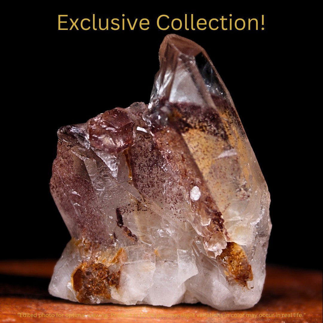 Phantom Quartz Point 32g Crystal Cluster Inclusion Mineral