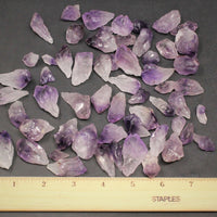 1/4 lb Bulk Lot Purple Amethyst Quartz Points & Raw Crystal Pieces – 4 oz
