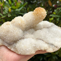 Chalcedony & Crystal Quartz Stalactite, Quartz on Chalcedony Stalactite Specimen
