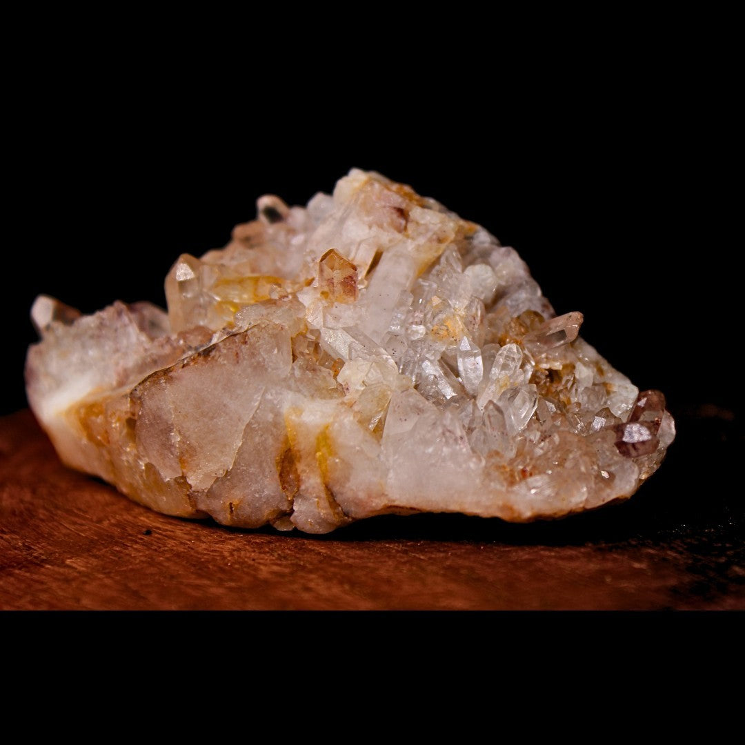 Phantom Quartz Crystal 104g 8x4 cm Natural Raw Cluster Specimen from India