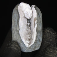 116g Scolecite Geode Spray Crystal – Natural Zeolite Mineral from India