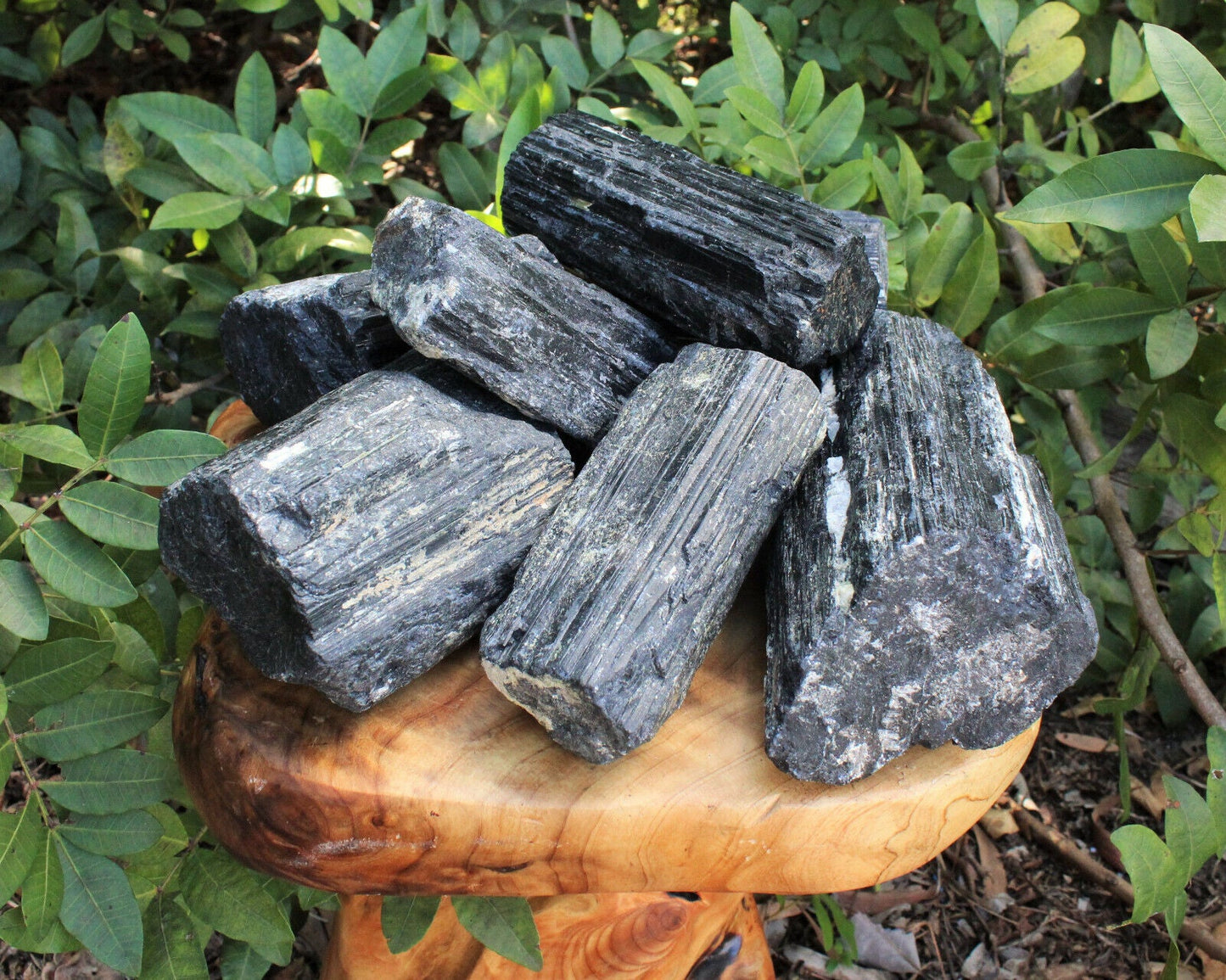 JUMBO Black Tourmaline Rods Premium Rough Natural Crystal Logs