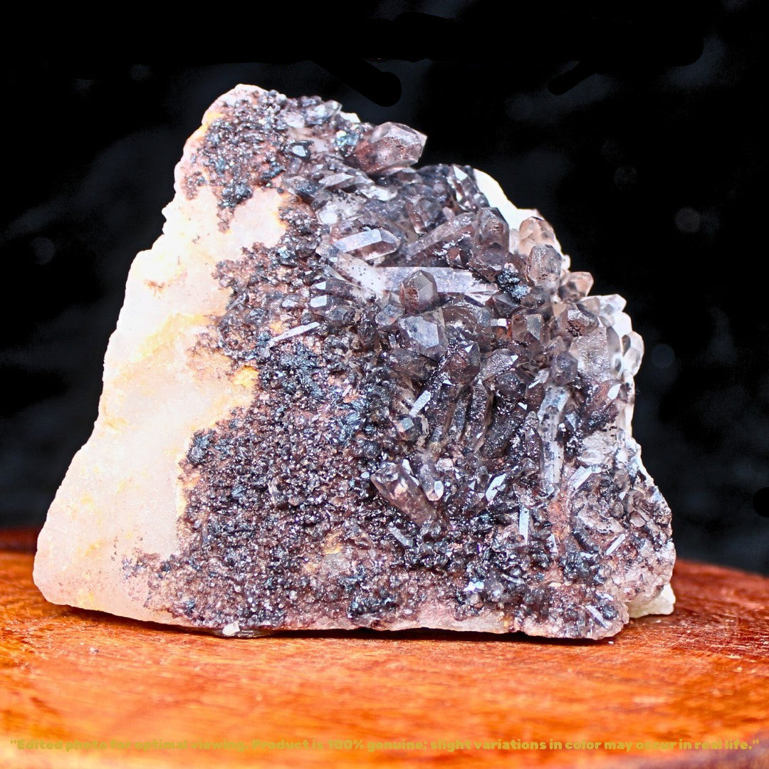 Phantom Clear Quartz Cluster 110g 6x7 cm Raw Natural Healing Crystal India