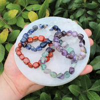 Selenite Charging Station – 6" Round Polished Plate | Large Crystal Charging