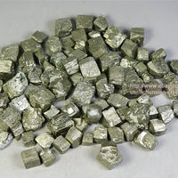 100g Wholesale Beautiful Golden Iron Pyrite Cubic Crystal gem Mineral Specimen