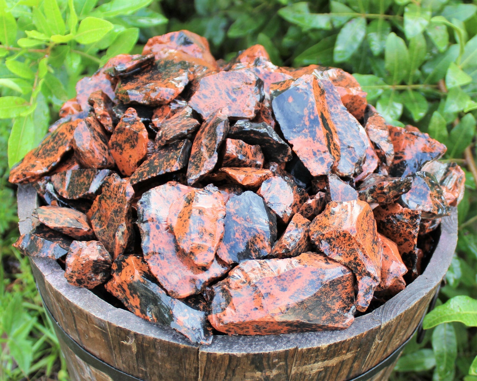 Raw Natural Mahogany Obsidian Crystals - Choose How Many - Raw Obsidian Stones