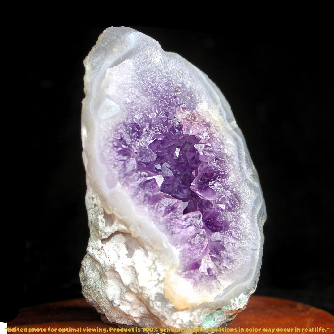 Natural Amethyst Cluster Stone 312g 11x7 cm Deep Purple Healing Crystal