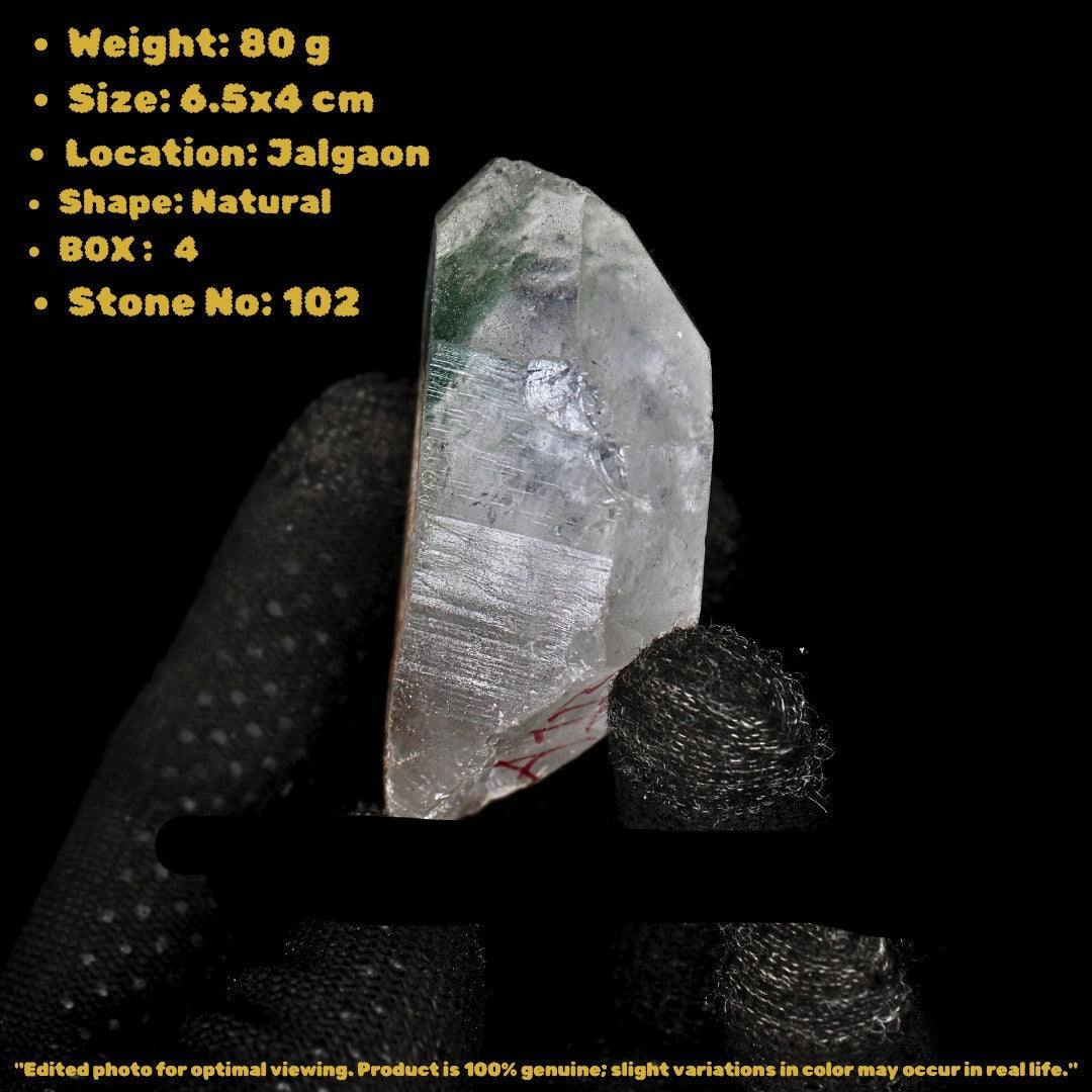 Himalayan Clear Quartz Cluster 80g Healing Energy Crystal from India