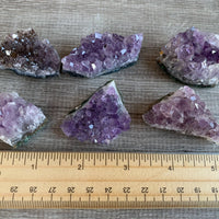 Raw Amethyst Cluster Druzy Collection Box: 6 - 8 oz Box Lot, Natural Amethyst