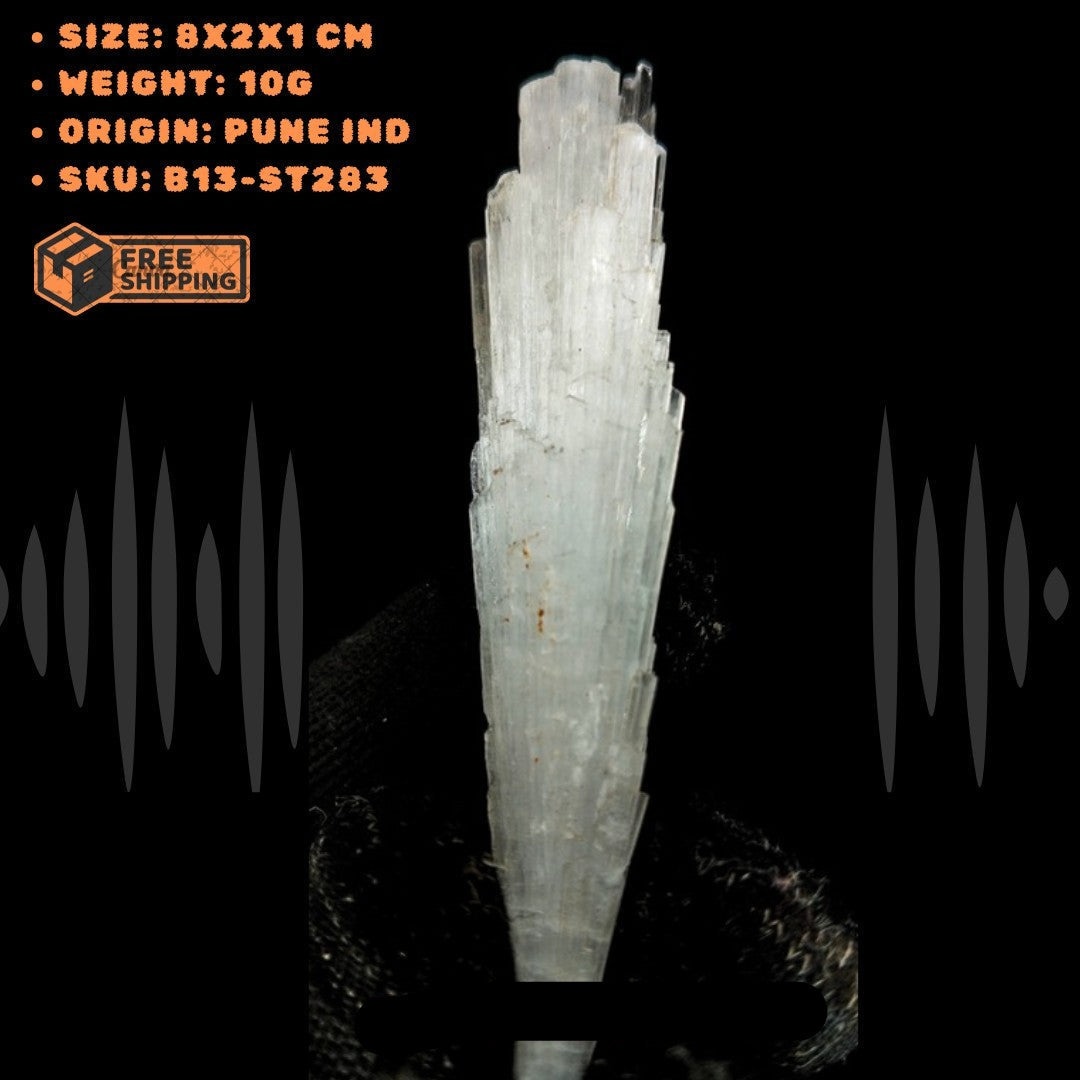 Rare Natural Scolecite Cluster 10g Zeolite Mineral Specimen from India