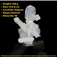 Rare Apophyllite Cluster Matrix 7cm 165g Shiny Luster Mineral Specimen from Indi