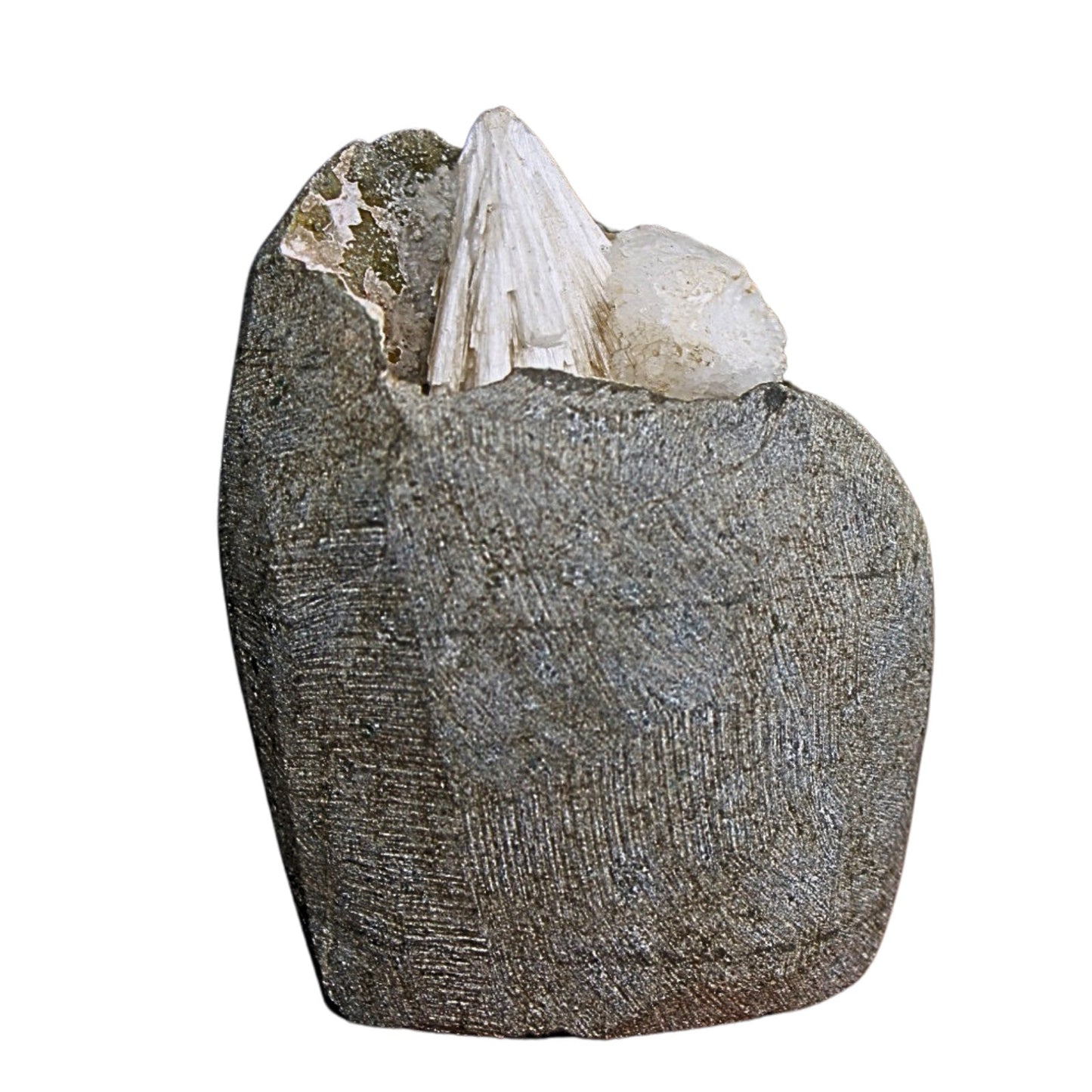 180g Scolecite Geode India Rare Needle Crystal Mineral Specimen