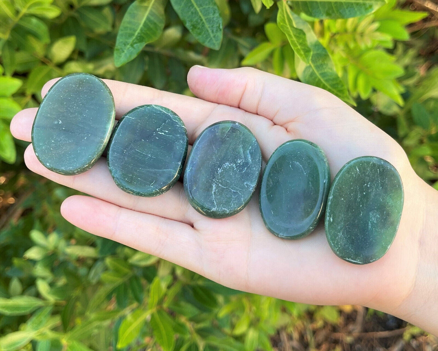 Natural Crystal Worry Stone: Choose Gemstone (Crystal Healing Pocket Stone)
