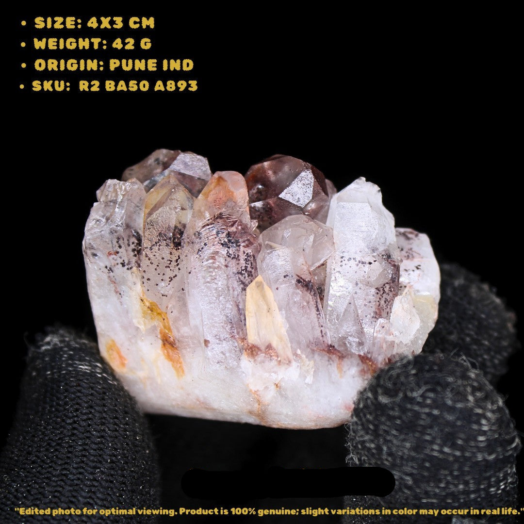 Phantom Quartz 42g Crystal for Growth Transformation Reiki Healing Stone