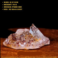 Phantom Quartz 14g 5x3 cm Small Raw Stone for Meditation Clarity