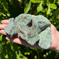5 lb CLEARANCE Natural Rough Ruby Zoisite Wholesale Bulk Lots (Raw Ruby Zoisite)
