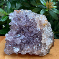 Uruguayan Amethyst Cluster, Grade B Amethyst Geode with Cut Base, Pick a Size