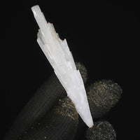 Natural Scolecite Cluster 6g White Zeolite Mineral Crystal from India