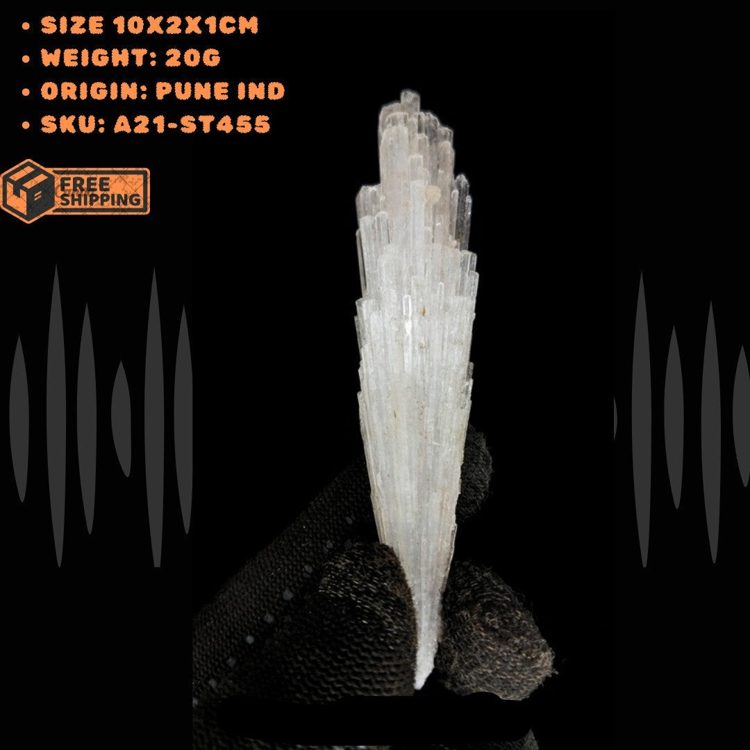 20g Scolecite Mineral Cluster Natural Healing Crystal for Peace Relaxation