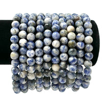 6 mm Bead Gemstone Bracelets BUY 3 GET 1 FREE - Dainty Stretch Crystal Bracelets