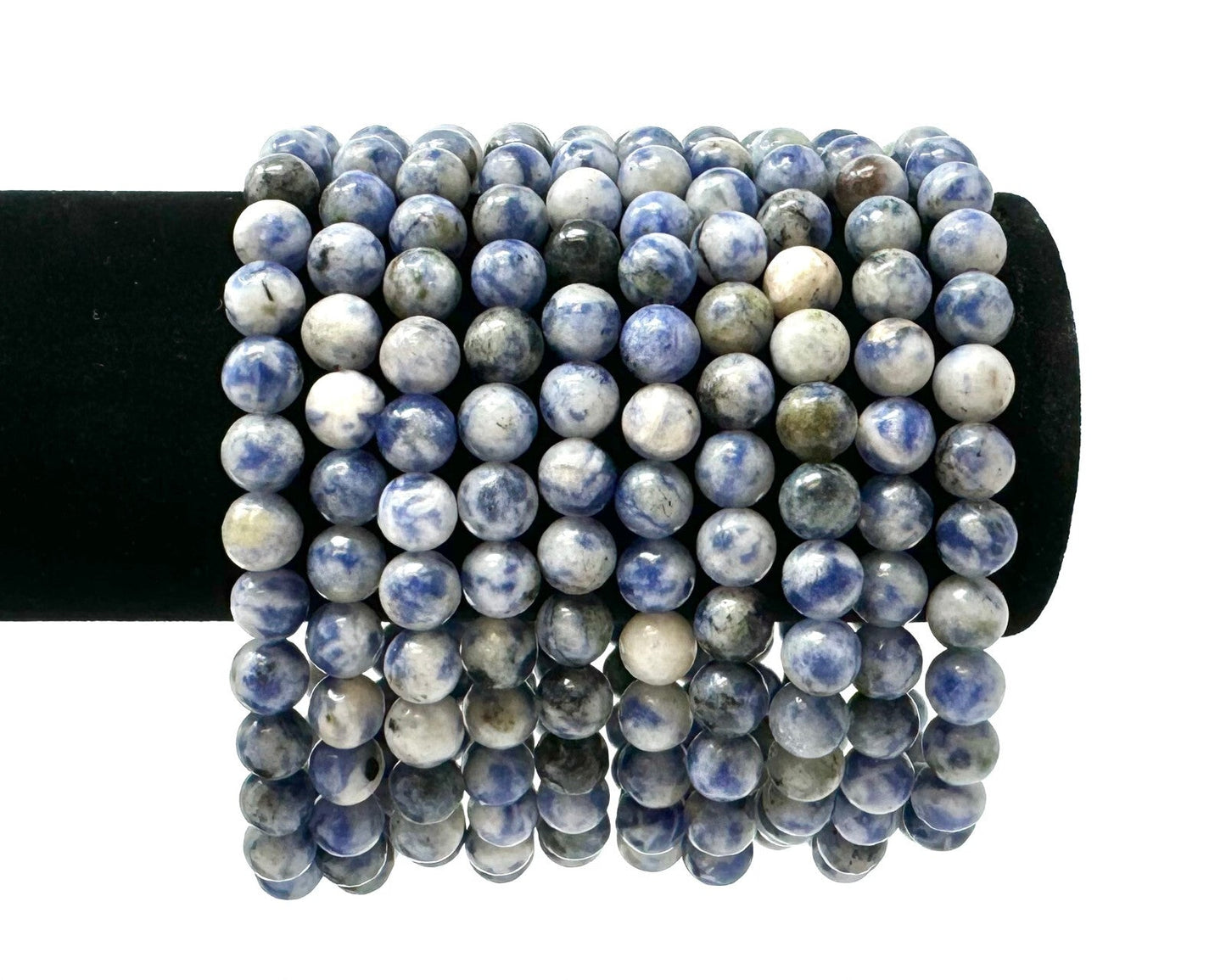 6 mm Bead Gemstone Bracelets BUY 3 GET 1 FREE - Dainty Stretch Crystal Bracelets