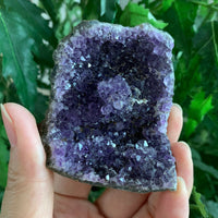 Deep Purple Amethyst Cluster From Uruguayan, Amethyst Geode, Raw Amethyst