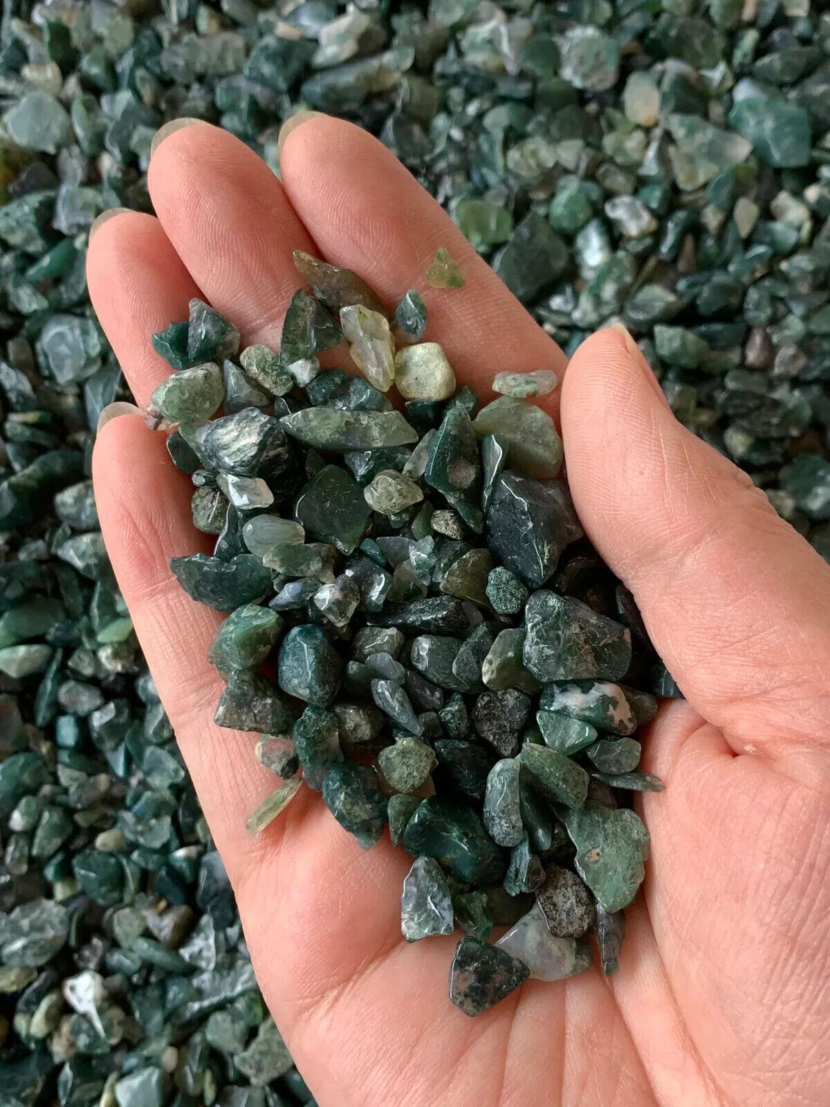 Grade A++ Semi Tumbled Gemstone Mini Chips 3 - 18 mm, Choose From 4 oz to 3 lbs