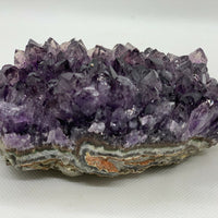 Deep Purple Amethyst Cluster From Uruguayan, Amethyst Geode, Raw Amethyst
