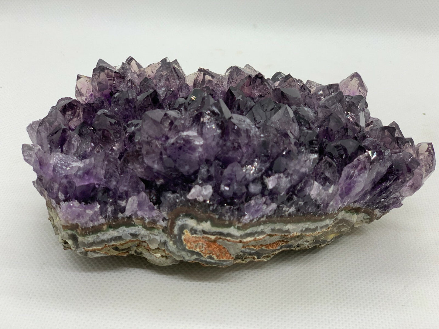 Deep Purple Amethyst Cluster From Uruguayan, Amethyst Geode, Raw Amethyst