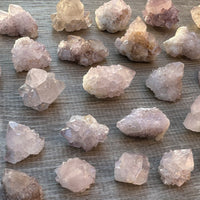 Spirit Quartz Clusters Crystal Collection Box: 6 - 7 oz Box Lot, 11 - 14 Pieces