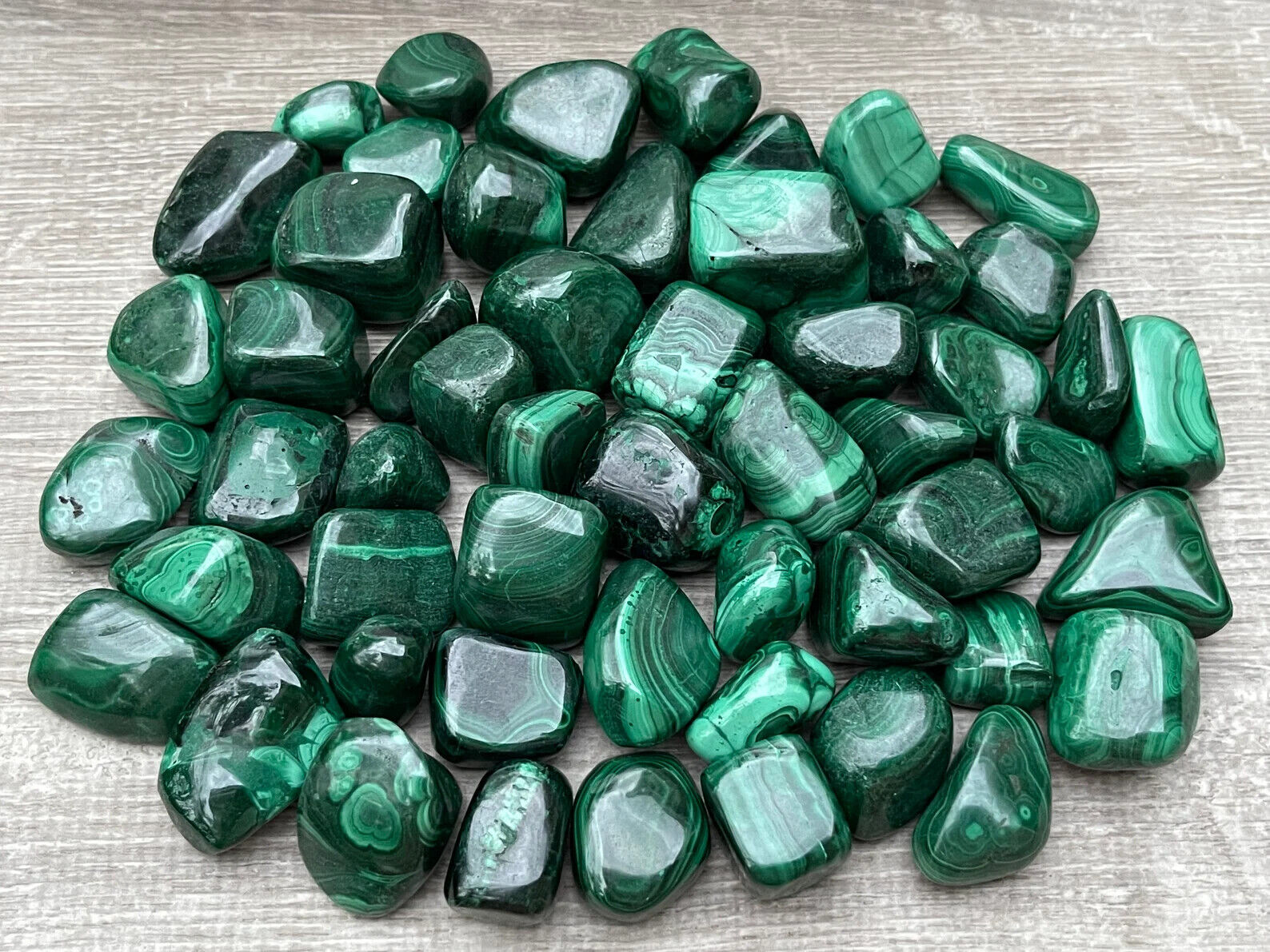 1/2 Lb Lot Tumbled Stones, 0.75-1.25" Crystal Healing Stones, Choose Stone Type
