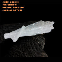 8g Scolecite Raw Cluster | Natural Reiki Stone | Chakra Balancing Crystal