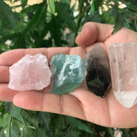 Premium Crystals & Healing Stones Set for New Beginnings, Meditation, Protection