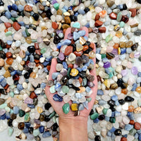 Mini Tumbled Gemstones Brazilian Mix Bulk Natural Crystals Small Stones Lot