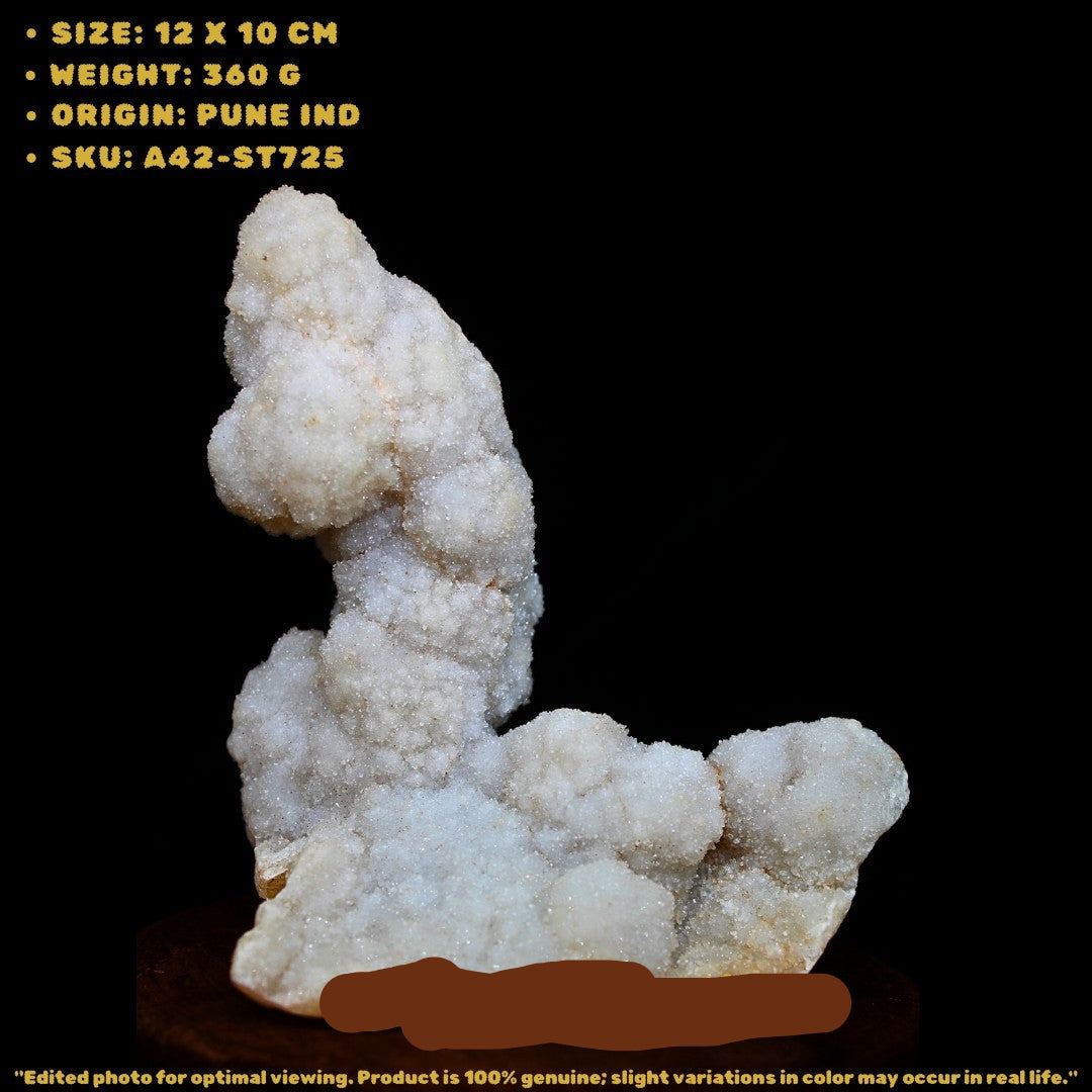 Rainbow Quartz Cluster 360g Raw Healing Crystal Stone India 12x10 cm