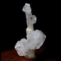 Apophyllite Rare Cluster Matrix 7cm 180g Shiny Tower Crystal Specimen from India