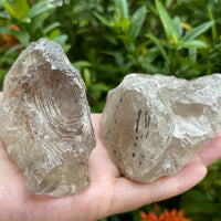Large Smoky Quartz Rough Natural Stones, 2-4" Raw Smoky Quartz Crystals