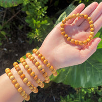 8 mm Bead Gemstone Bracelets: BUY 3 GET 1 FREE! (Stretch Crystal Bead Bracelets)